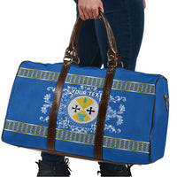 Personalized Italy Calabria Travel Bag Baroque Motif