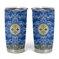 Personalized Italy Calabria Tumbler Cup Baroque Motif