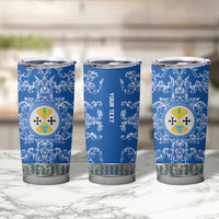 Personalized Italy Calabria Tumbler Cup Baroque Motif