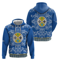 Personalized Italy Calabria Zip Hoodie Baroque Motif