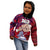 Fathers Day Polynesian Islands American Samoa Kid Hoodie Dad Ou Te Alofa Ia Te Oe Tama - Polynesian Flowers Tribal - Wonder Print Shop