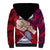 Fathers Day Polynesian Islands American Samoa Sherpa Hoodie Dad Ou Te Alofa Ia Te Oe Tama - Polynesian Flowers Tribal - Wonder Print Shop