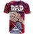 Fathers Day Polynesian Islands American Samoa T Shirt Dad Ou Te Alofa Ia Te Oe Tama - Polynesian Flowers Tribal - Wonder Print Shop