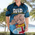Dads Day Fiji Hawaiian Shirt Dad Au Lomani Iko - Polynesian Flowers Tribal - Wonder Print Shop