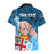 Personalised Fathers Day Polynesian Islands Fiji Hawaiian Shirt Dad Au Lomani Iko - Polynesian Flowers Tribal - Wonder Print Shop