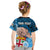 Personalised Fathers Day Polynesian Islands Fiji Kid T Shirt Dad Au Lomani Iko - Polynesian Flowers Tribal - Wonder Print Shop