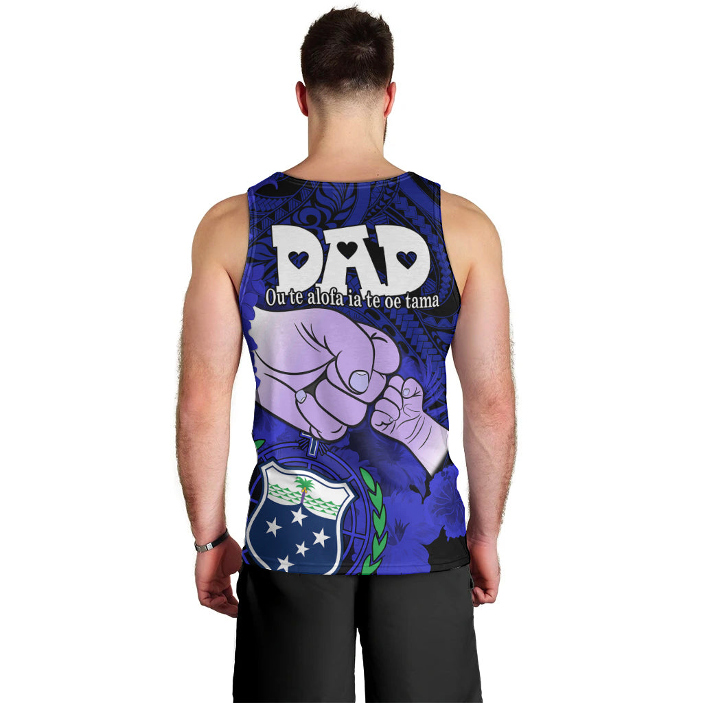 dads-day-samoa-men-tank-top-dad-ou-te-alofa-ia-te-oe-tama-blue-polynesian-flowers-tribal