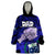 Fathers Day Polynesian Islands Samoa Wearable Blanket Hoodie Dad Ou Te Alofa Ia Te Oe Tama - Blue Polynesian Flowers Tribal - Wonder Print Shop