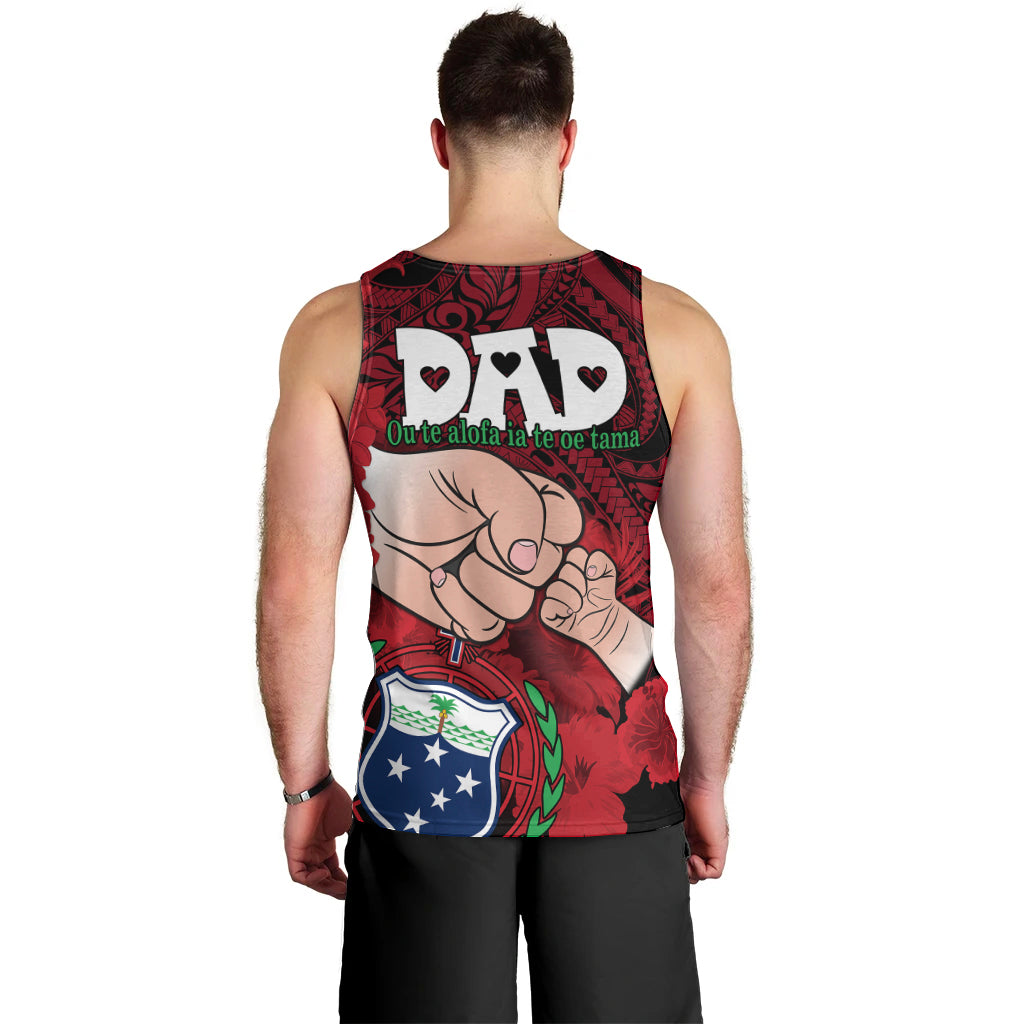 fathers-day-polynesian-islands-samoa-men-tank-top-dad-ou-te-alofa-ia-te-oe-tama-red-polynesian-flowers-tribal