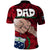 Fathers Day Polynesian Islands Samoa Polo Shirt Dad Ou Te Alofa Ia Te Oe Tama - Red Polynesian Flowers Tribal - Wonder Print Shop