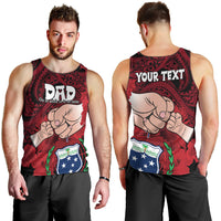 personalised-dads-day-samoa-men-tank-top-dad-ou-te-alofa-ia-te-oe-tama-red-polynesian-flowers-tribal