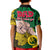 Fathers Day Polynesian Islands Vanuatu Kid Polo Shirt Dad Mi lavem yu - Polynesian Flowers Tribal - Wonder Print Shop