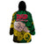 Fathers Day Polynesian Islands Vanuatu Wearable Blanket Hoodie Dad Mi lavem yu - Polynesian Flowers Tribal - Wonder Print Shop