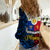 125th Independence Anniversary Philippines Women Casual Shirt Polynesian Pilipinas Flag Style - Black - Wonder Print Shop