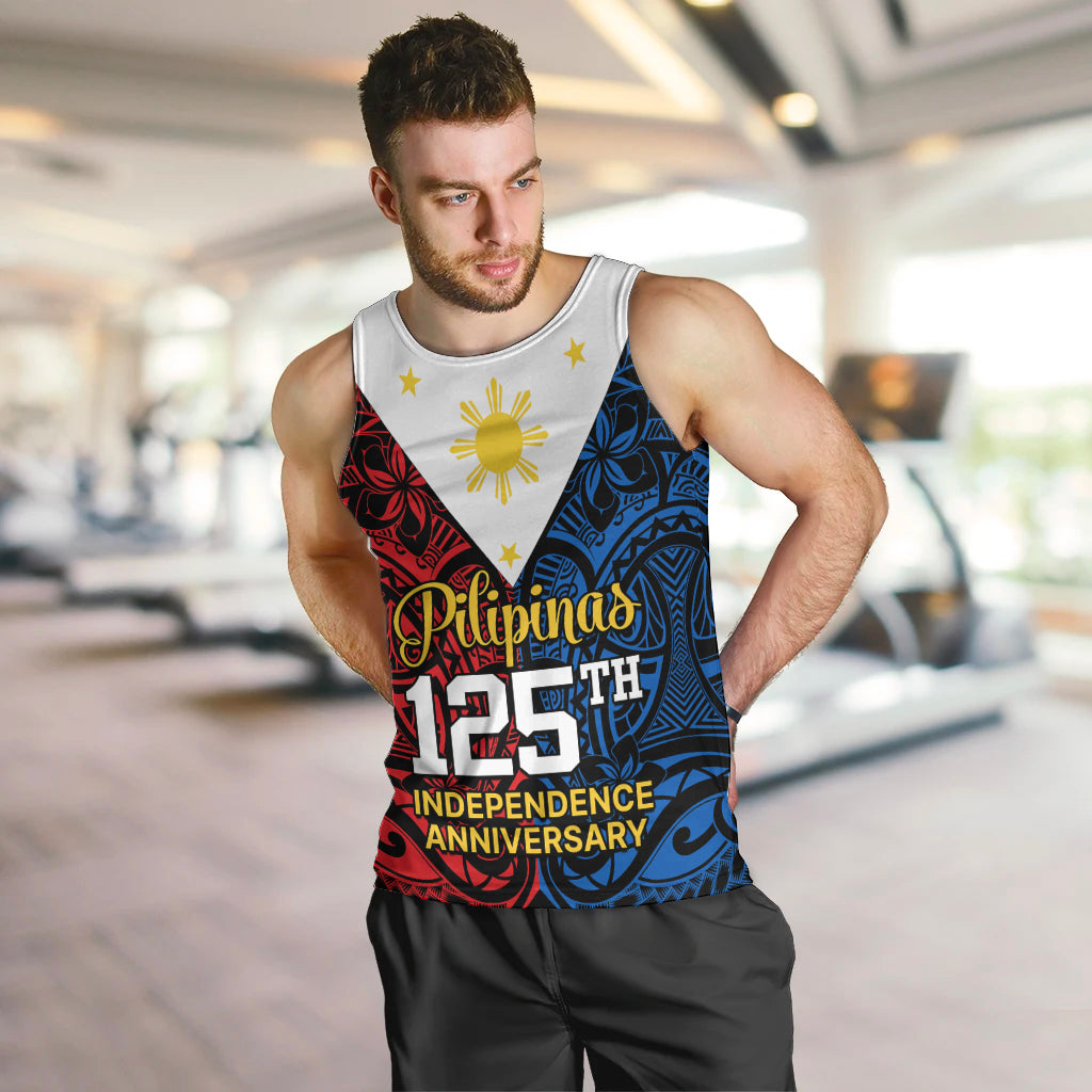 personalised-polynesian-philippines-men-tank-top-pilipinas-flag-style-for-125th-independence-anniversary-black