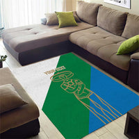 Personalized Italy Abruzzo Area Rug Inspiration Flags Style