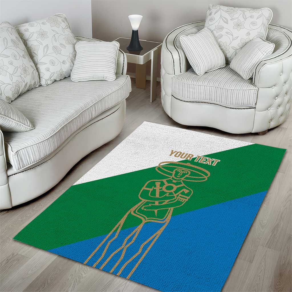 Personalized Italy Abruzzo Area Rug Inspiration Flags Style