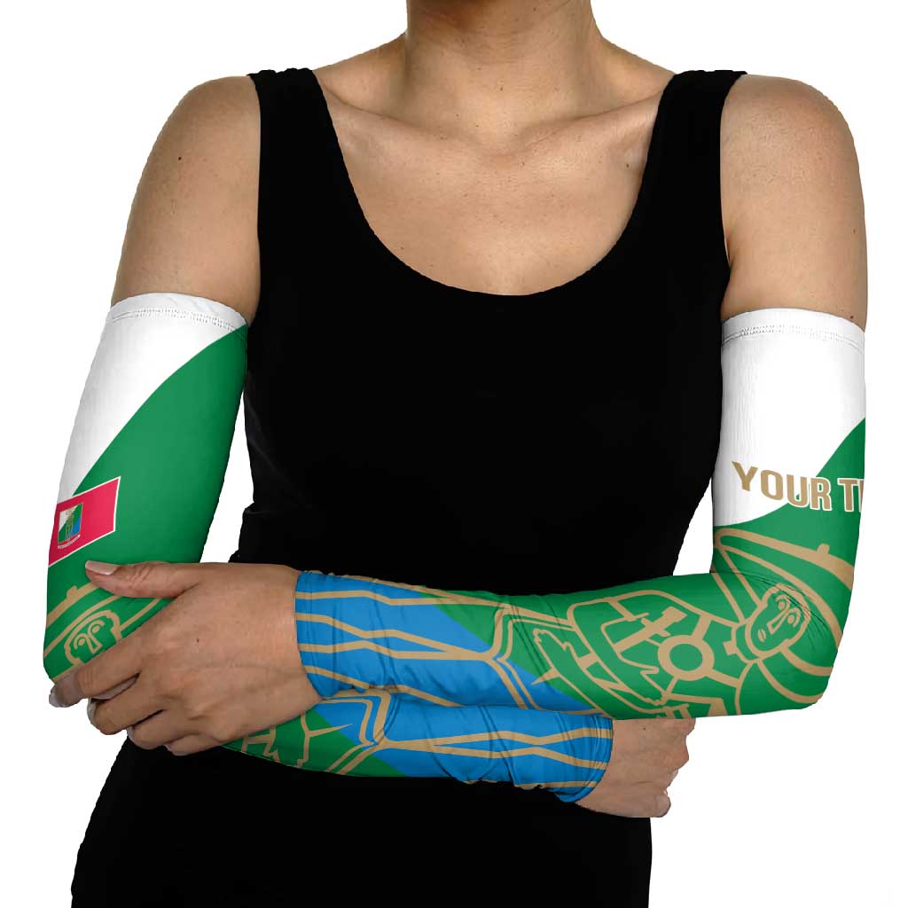 Personalized Italy Abruzzo Arm Sleeves Inspiration Flags Style - Wonder Print Shop