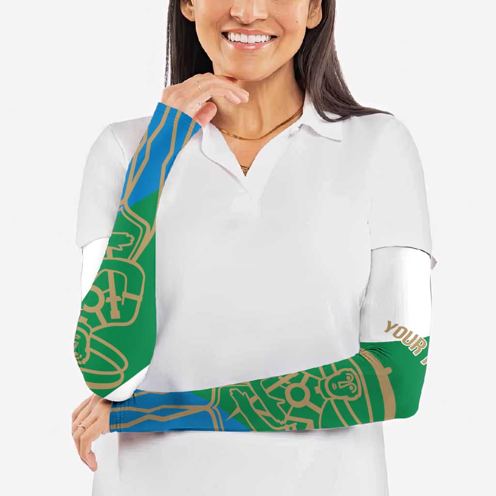 Personalized Italy Abruzzo Arm Sleeves Inspiration Flags Style - Wonder Print Shop