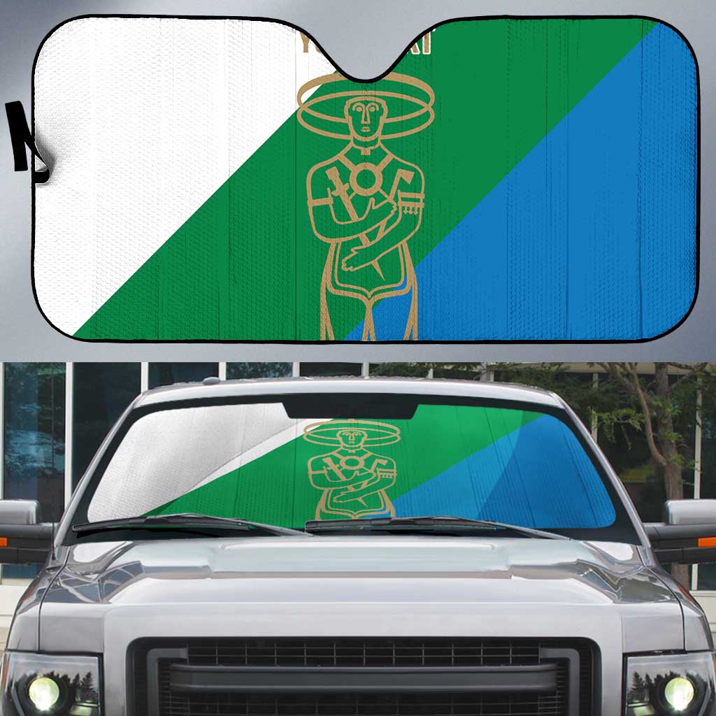 Personalized Italy Abruzzo Auto Sun Shade Inspiration Flags Style - Wonder Print Shop