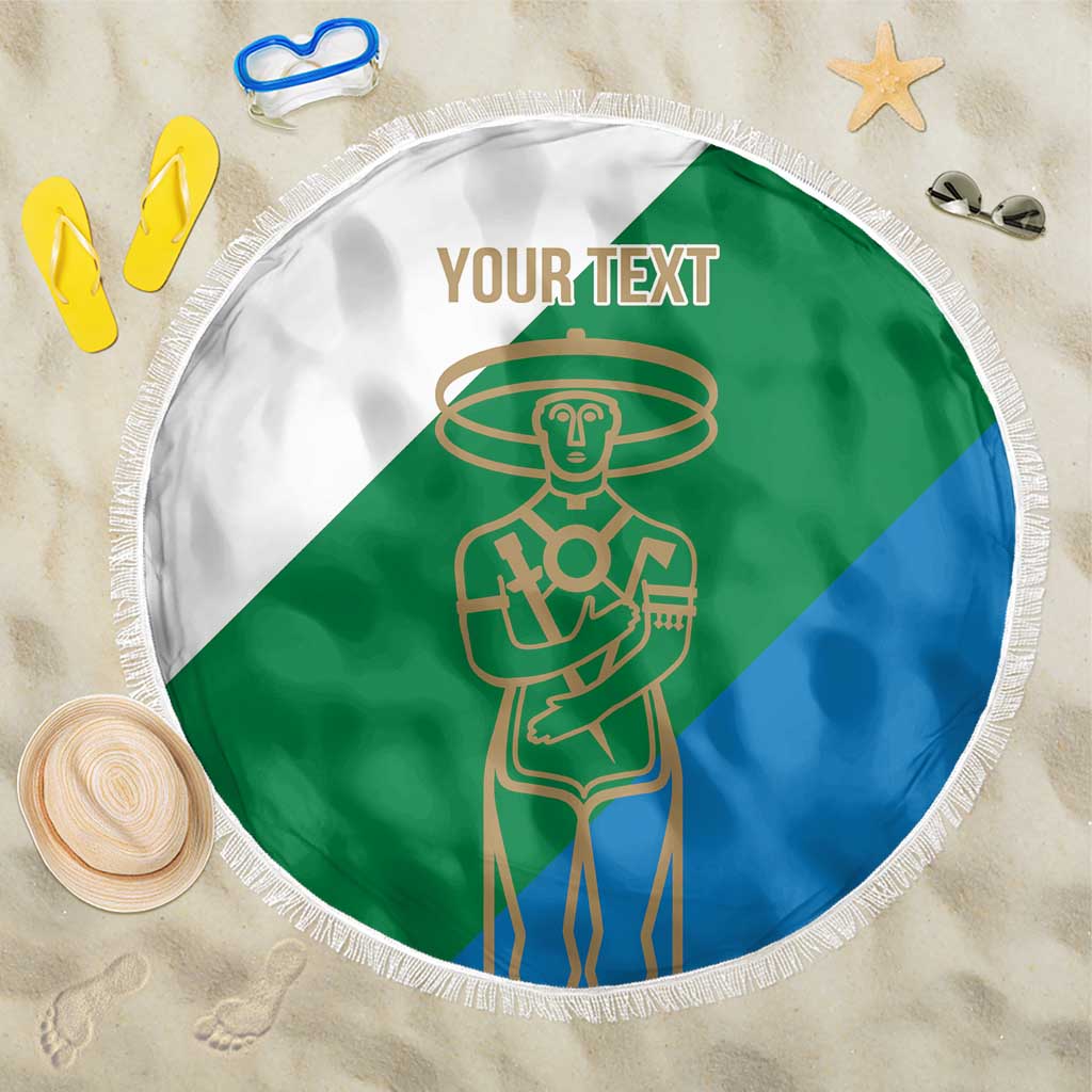 Personalized Italy Abruzzo Beach Blanket Inspiration Flags Style