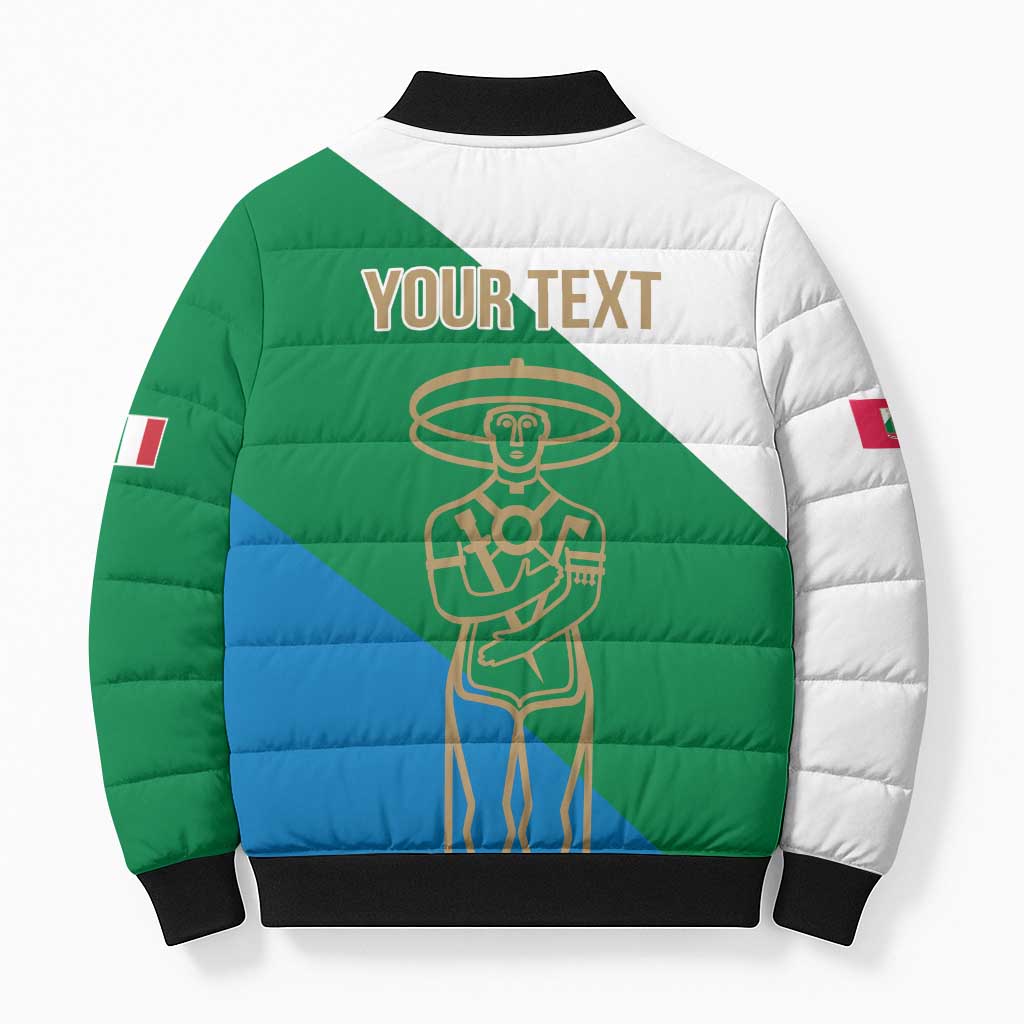 Personalized Italy Abruzzo Bomber Puffer Jacket Inspiration Flags Style - Wonder Print Shop