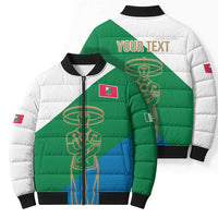 Personalized Italy Abruzzo Bomber Puffer Jacket Inspiration Flags Style - Wonder Print Shop
