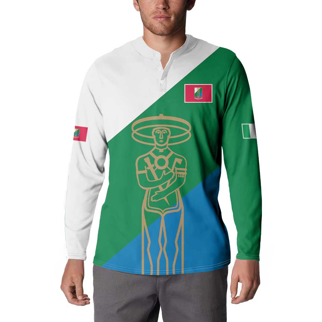 Personalized Italy Abruzzo Button Sweatshirt Inspiration Flags Style