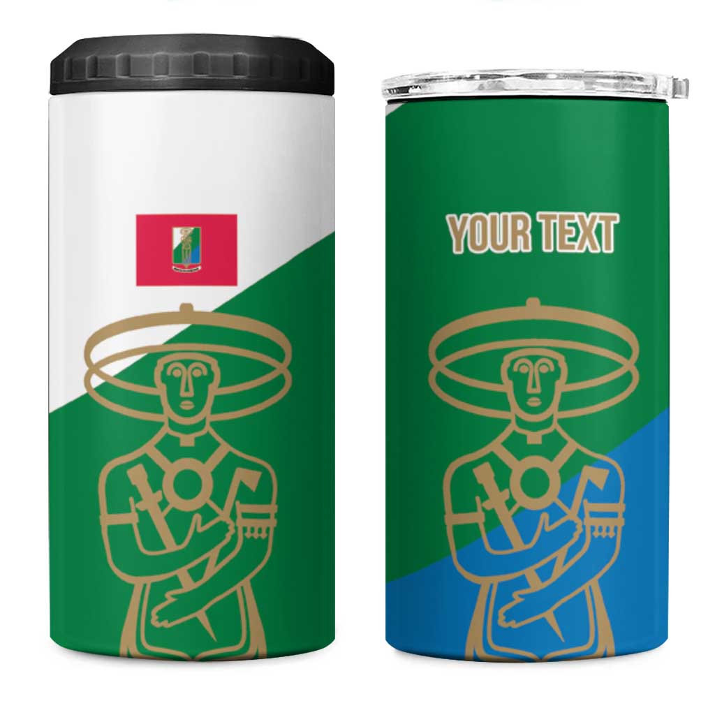 Personalized Italy Abruzzo 4 in 1 Can Cooler Tumbler Inspiration Flags Style