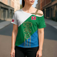 Personalized Italy Abruzzo Cross Shoulder Shirt Inspiration Flags Style - Wonder Print Shop