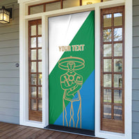 Personalized Italy Abruzzo Door Cover Inspiration Flags Style - Wonder Print Shop