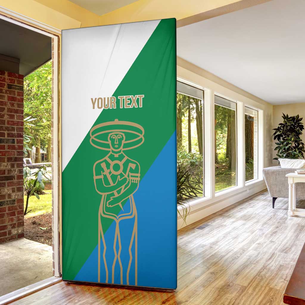 Personalized Italy Abruzzo Door Cover Inspiration Flags Style - Wonder Print Shop
