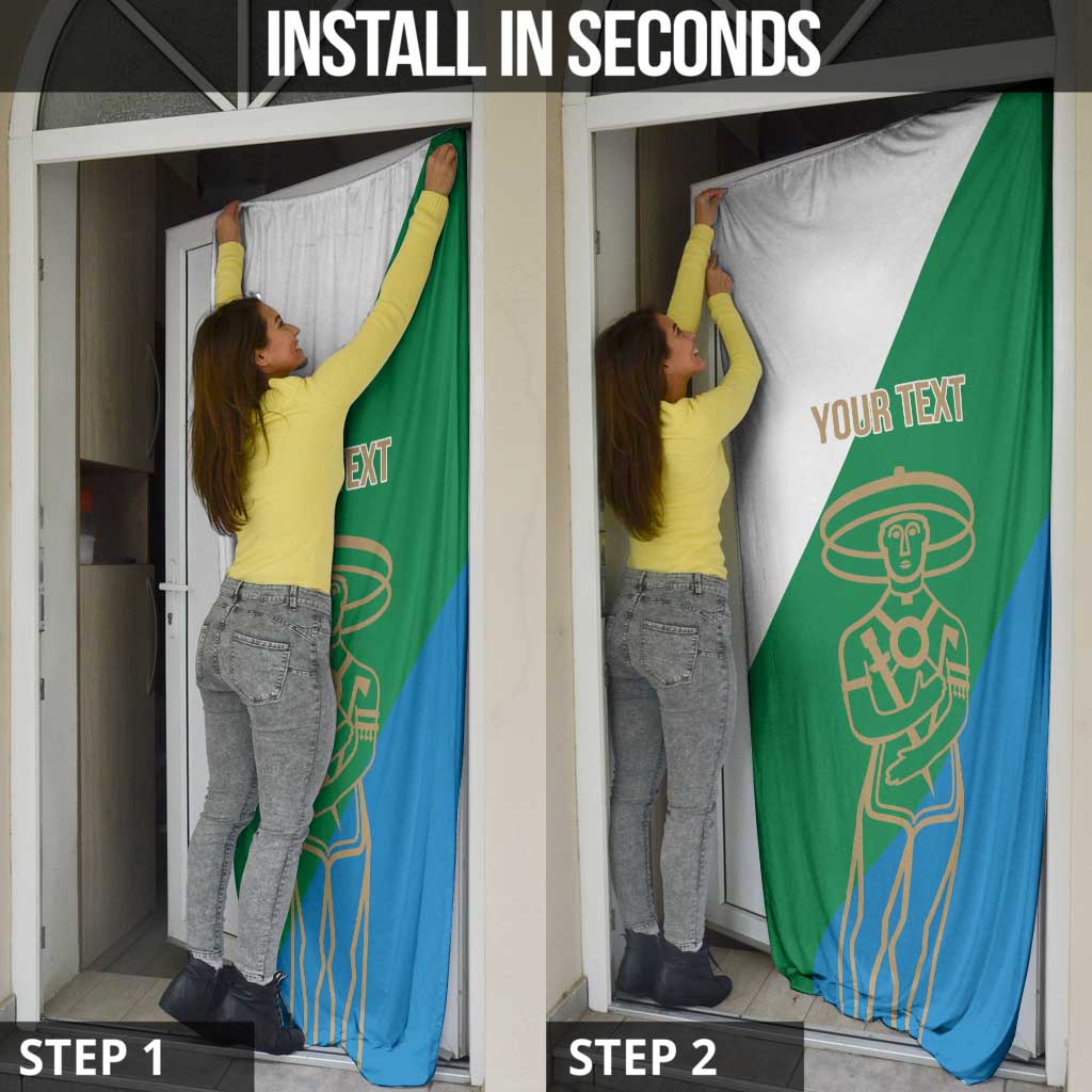 Personalized Italy Abruzzo Door Cover Inspiration Flags Style - Wonder Print Shop