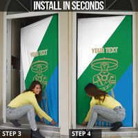 Personalized Italy Abruzzo Door Cover Inspiration Flags Style - Wonder Print Shop