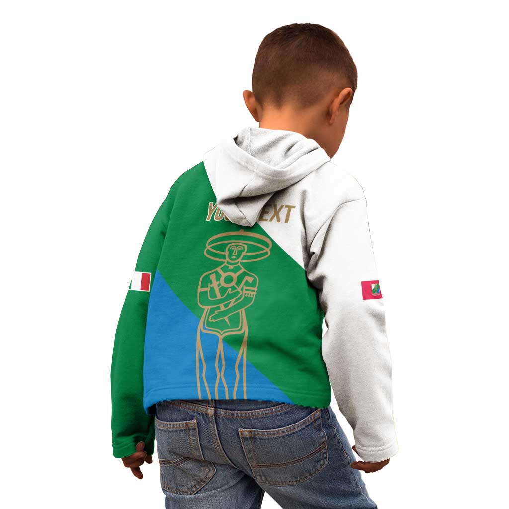 Personalized Italy Abruzzo Kid Hoodie Inspiration Flags Style