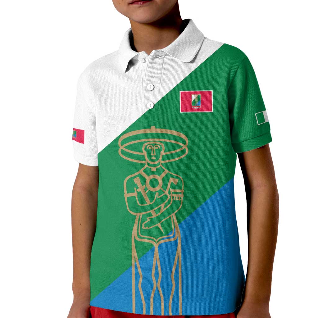 Personalized Italy Abruzzo Kid Polo Shirt Inspiration Flags Style