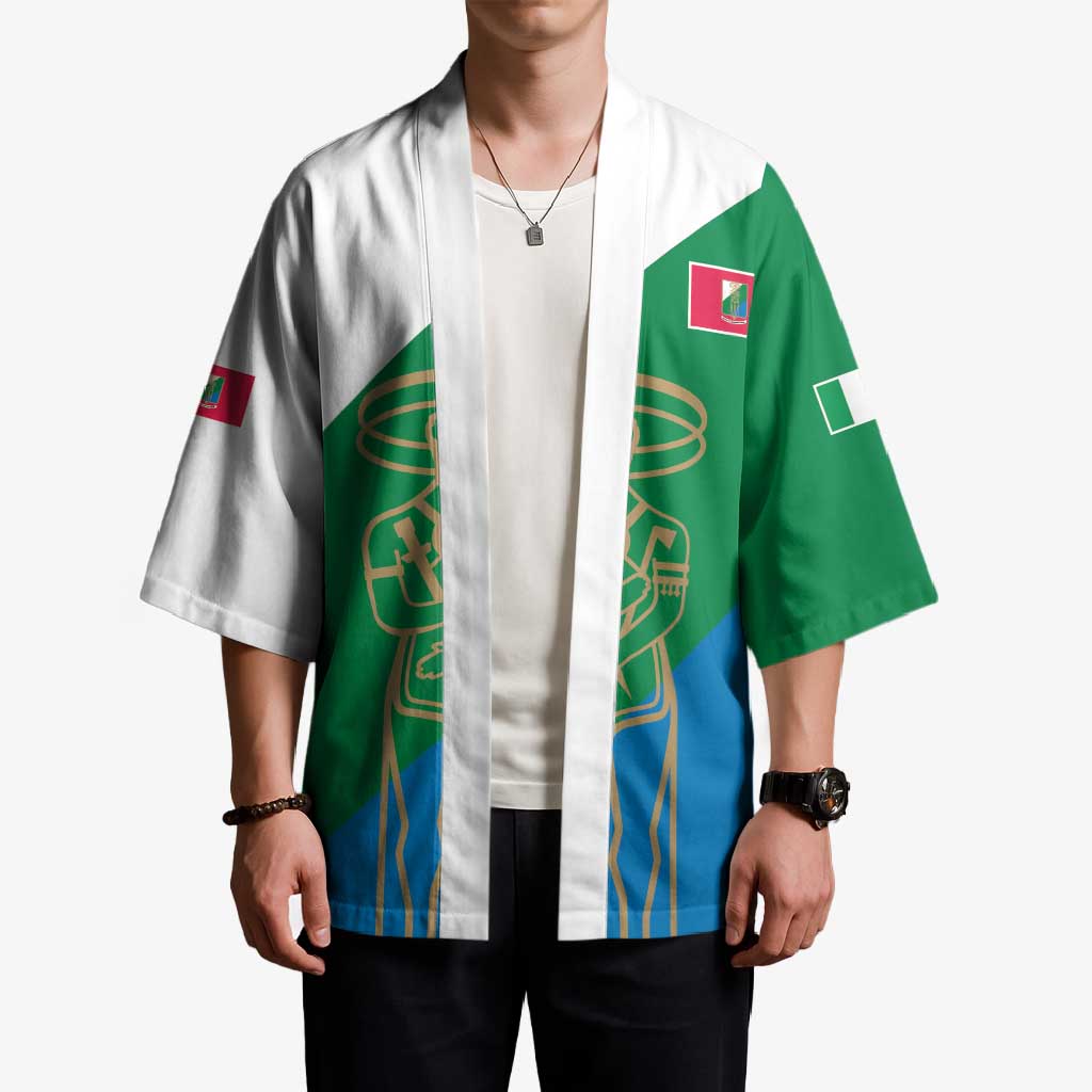 Personalized Italy Abruzzo Kimono Inspiration Flags Style - Wonder Print Shop