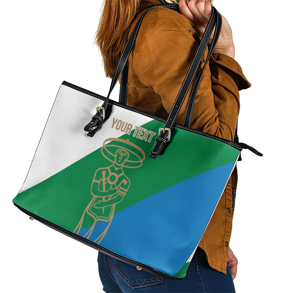 Personalized Italy Abruzzo Leather Tote Bag Inspiration Flags Style