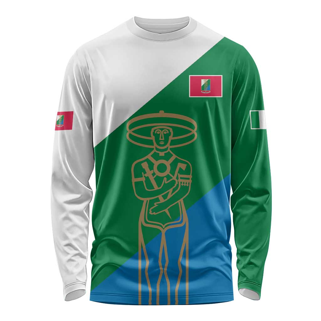 Personalized Italy Abruzzo Long Sleeve Shirt Inspiration Flags Style