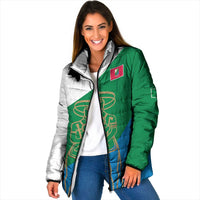 Personalized Italy Abruzzo Padded Jacket Inspiration Flags Style - Wonder Print Shop