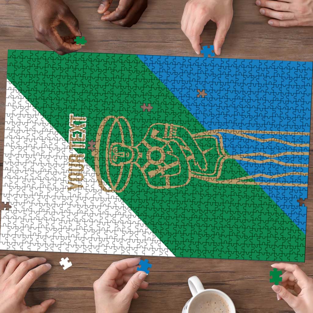 Personalized Italy Abruzzo Puzzle Inspiration Flags Style - Wonder Print Shop