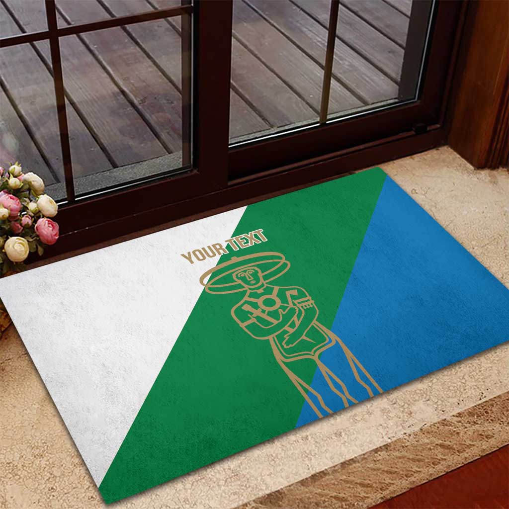 Personalized Italy Abruzzo Rubber Doormat Inspiration Flags Style