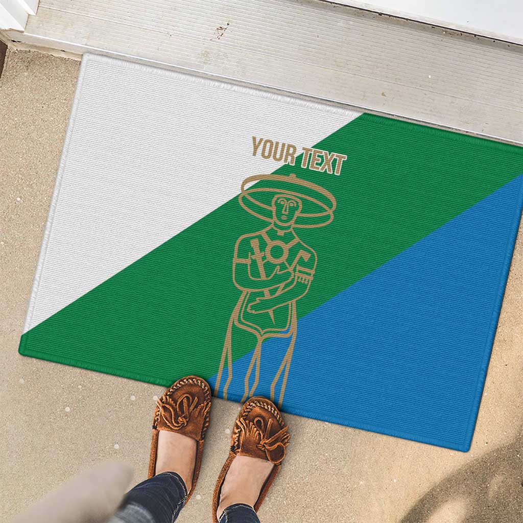 Personalized Italy Abruzzo Rubber Doormat Inspiration Flags Style