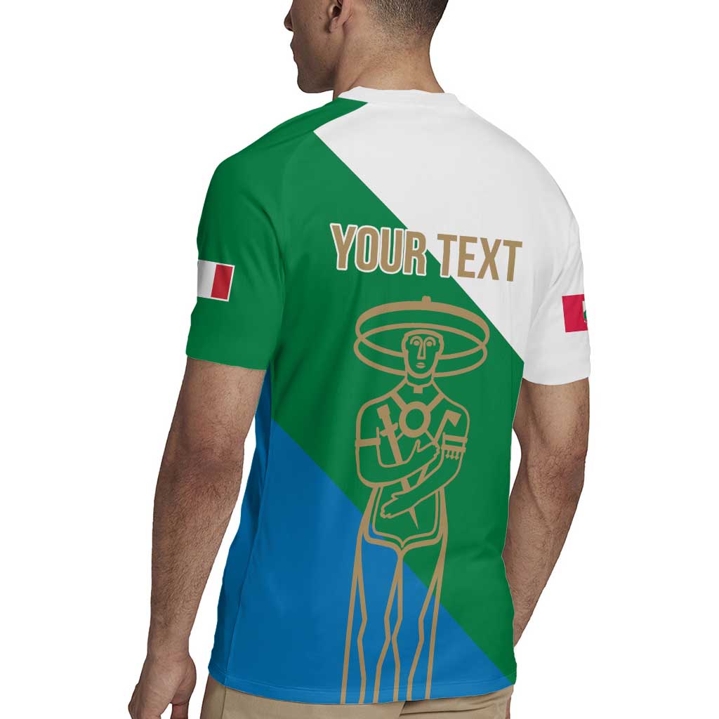 Personalized Italy Abruzzo Rugby Jersey Inspiration Flags Style