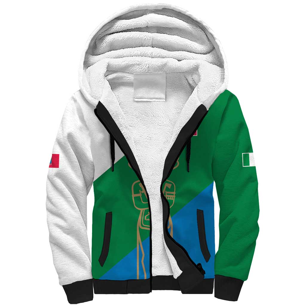Personalized Italy Abruzzo Sherpa Hoodie Inspiration Flags Style