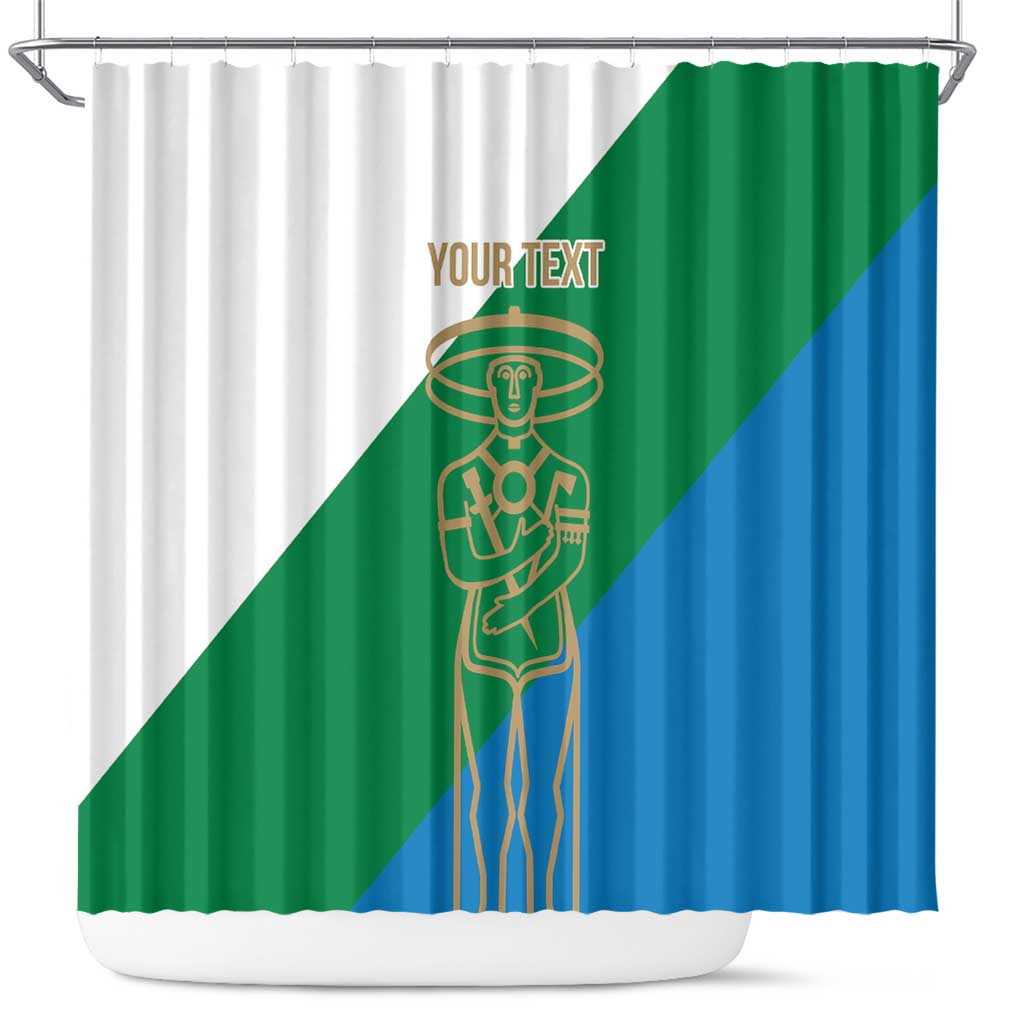 Personalized Italy Abruzzo Shower Curtain Inspiration Flags Style