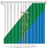 Personalized Italy Abruzzo Shower Curtain Inspiration Flags Style