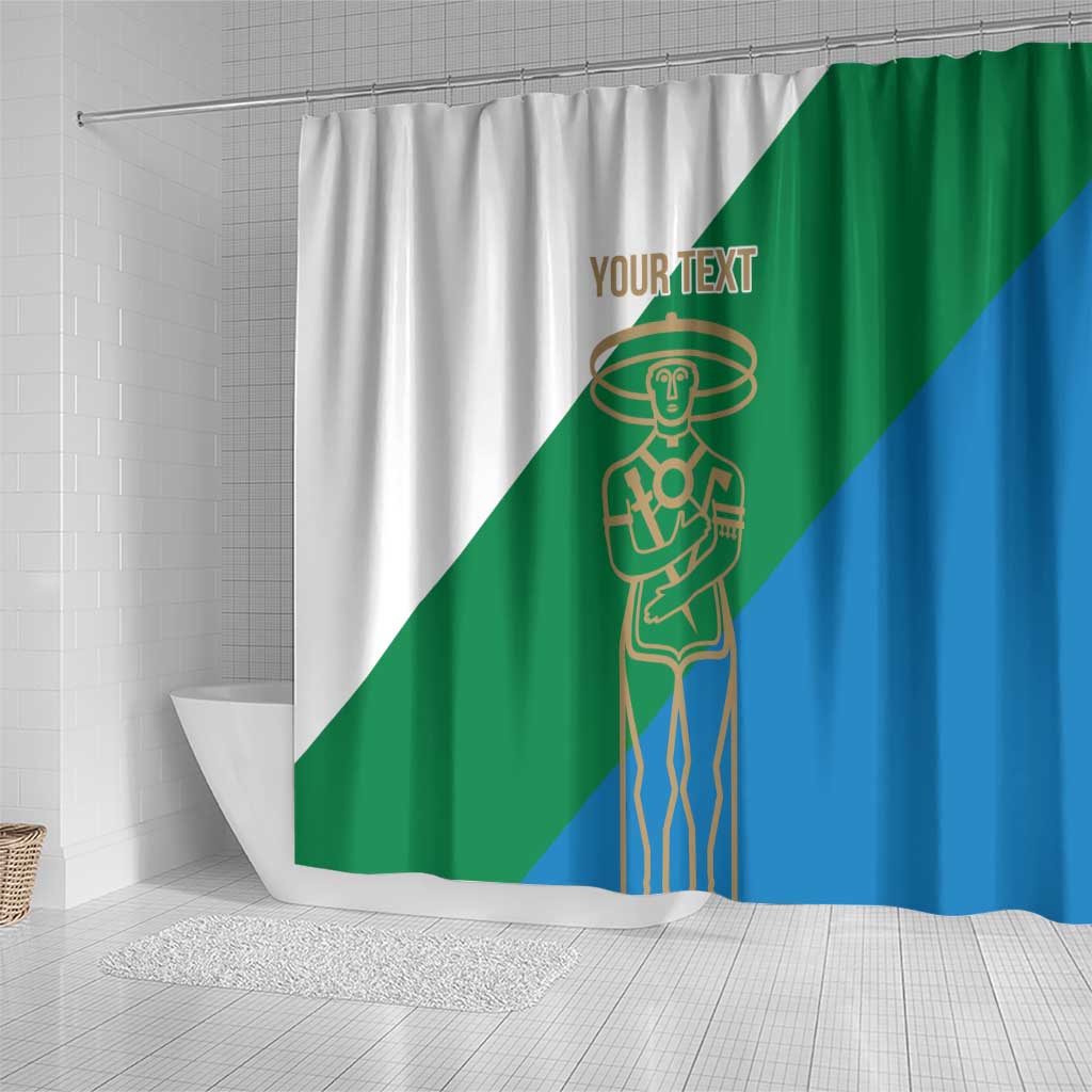Personalized Italy Abruzzo Shower Curtain Inspiration Flags Style