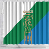 Personalized Italy Abruzzo Shower Curtain Inspiration Flags Style