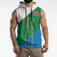 Personalized Italy Abruzzo Sleeveless Hoodie Inspiration Flags Style - Wonder Print Shop